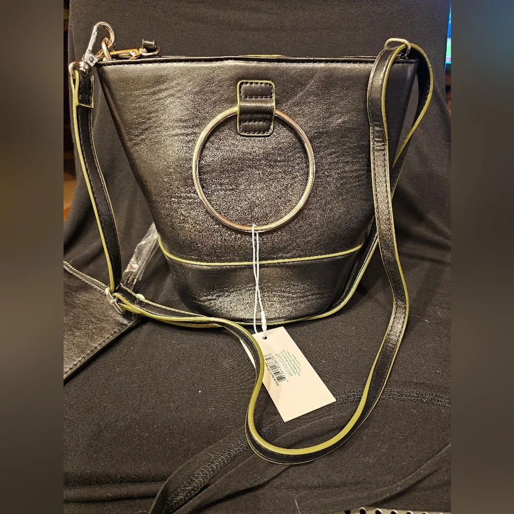 Bobbi Mini Bucket Bag in Black